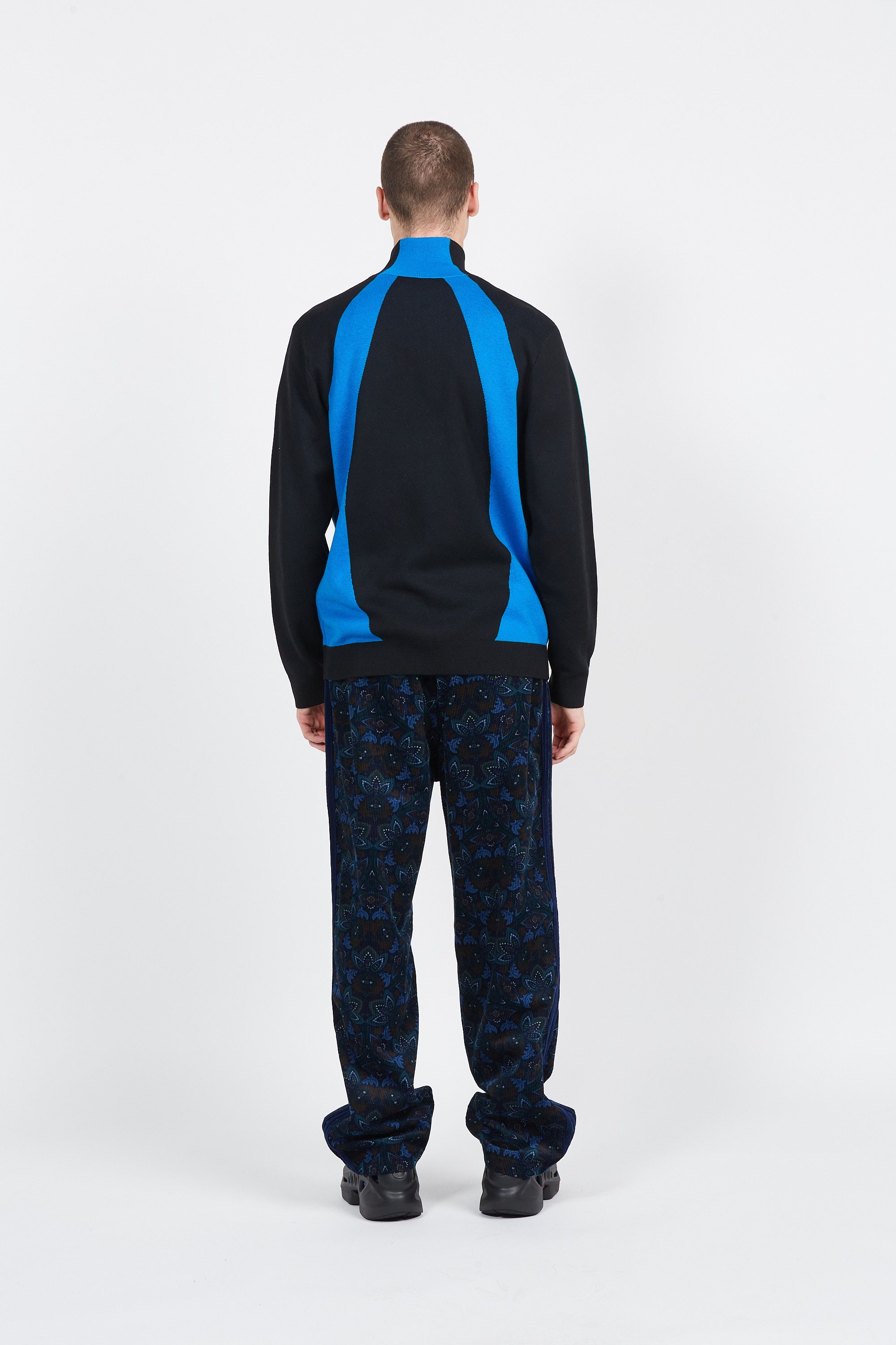 ADIDAS pull zippé JUMPER Bleu