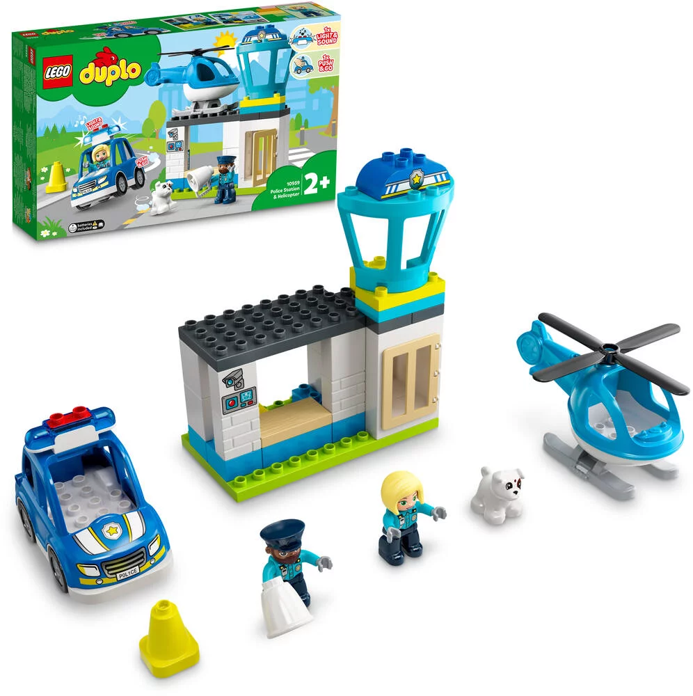 LEGO®DUPLO®MA VILLE 10959 - LE COMMISSARIAT ET L’HELICOPTERE DE LA POLICE