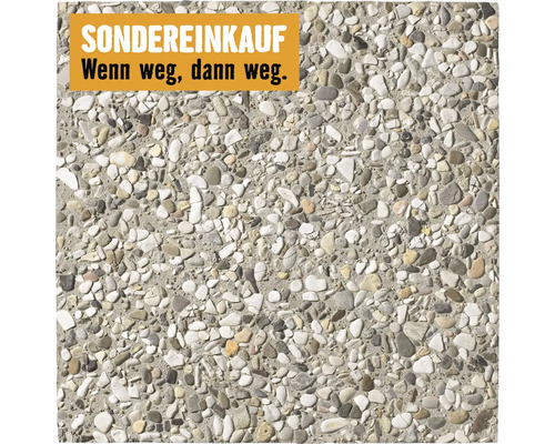 Betonplaat met uitgewassen granulaat Leinekies 8/16 mm 40 cm x 40 cm x 4 cm