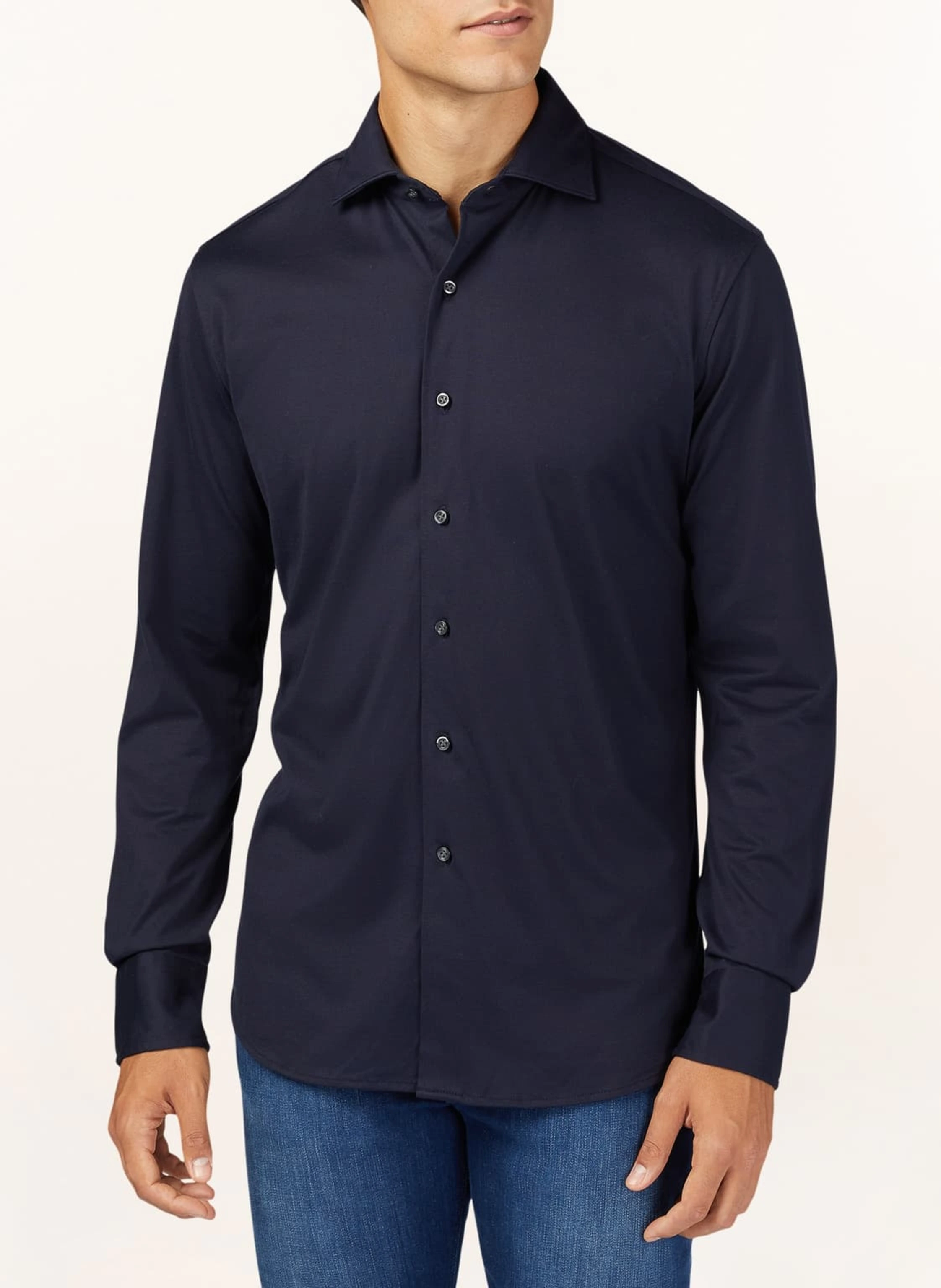 BOGGI MILANO Jerseyhemd Slim Fit