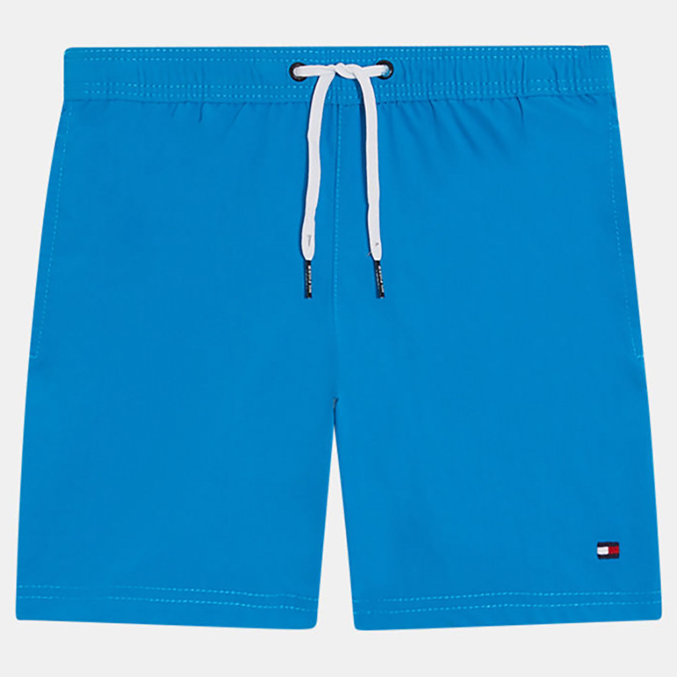 Tommy Hilfiger Short de bain uni logo bleu
