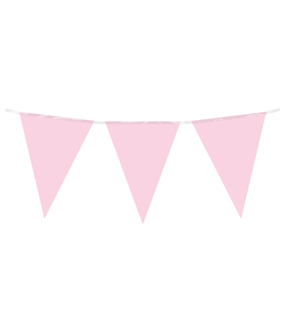 Lichtroze Slinger Pastel 10m