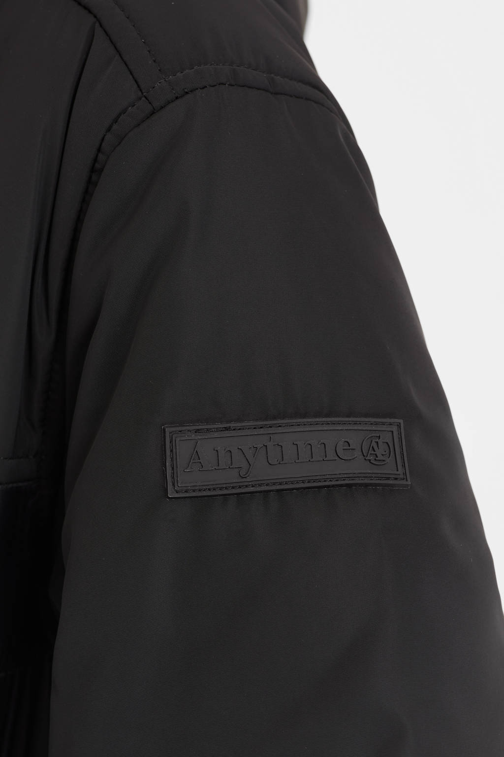 anytime softshell jas zwart