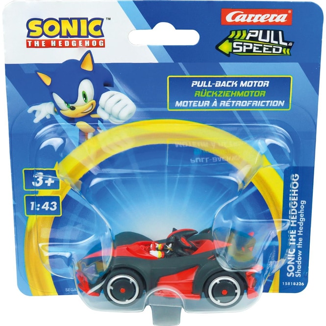 Sonic - Carrera - Pull Speed Fahrzeug - 1 Stück