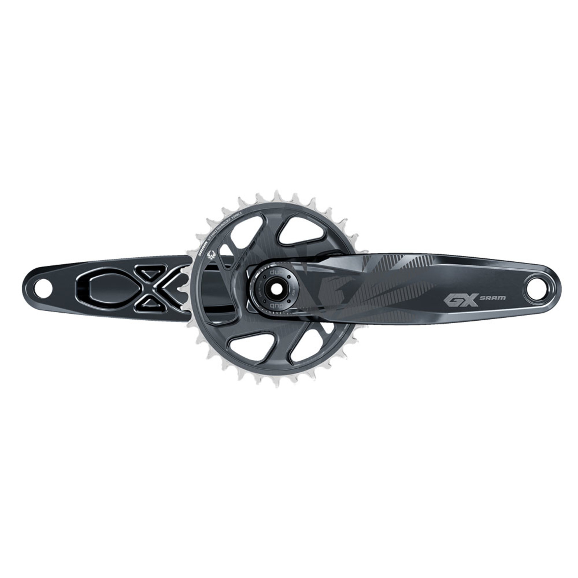 SRAM GX Eagle DUB Aluminium Lunar Single Crankstel 12 Speed 175mm 32T