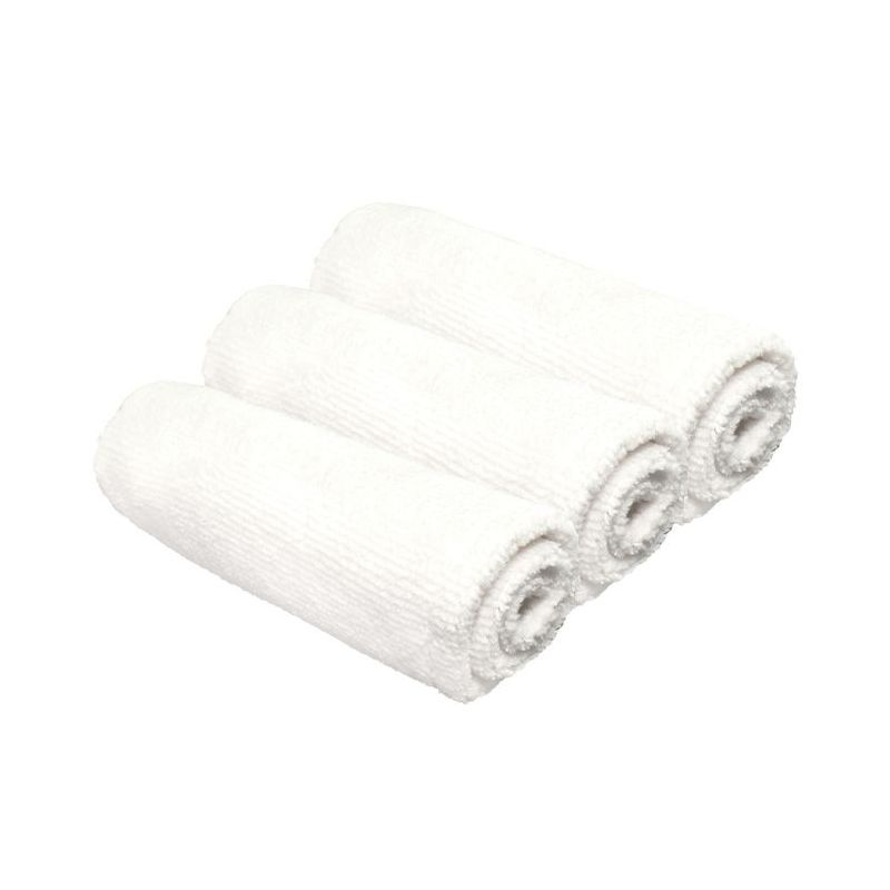 Trio de serviettes démaquillantes blanches Glov
