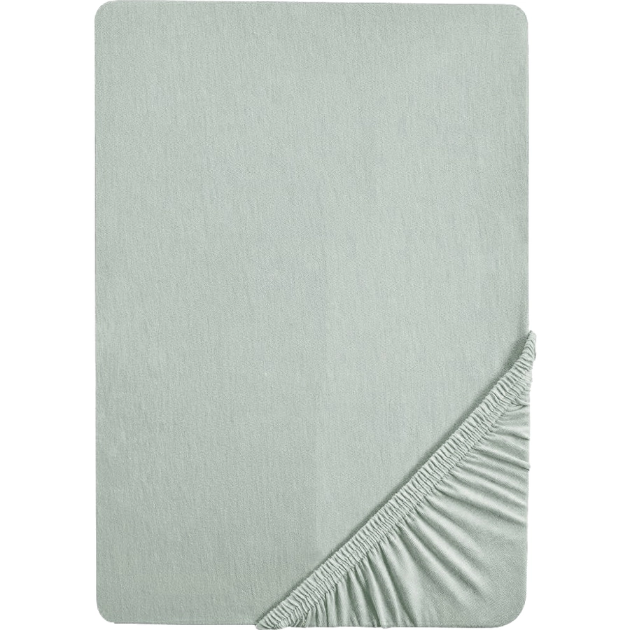 roba Spannbettlaken Jersey Lil Planet frosty green 40x90 cm 45x90 cm