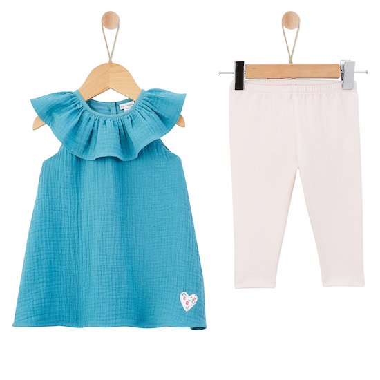 Robe + Legging Jardin Extraordinaire   Vert        de               P'tit bisou