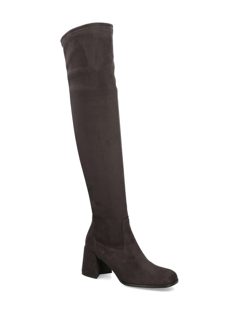 Lederimitat/Textil Overknee