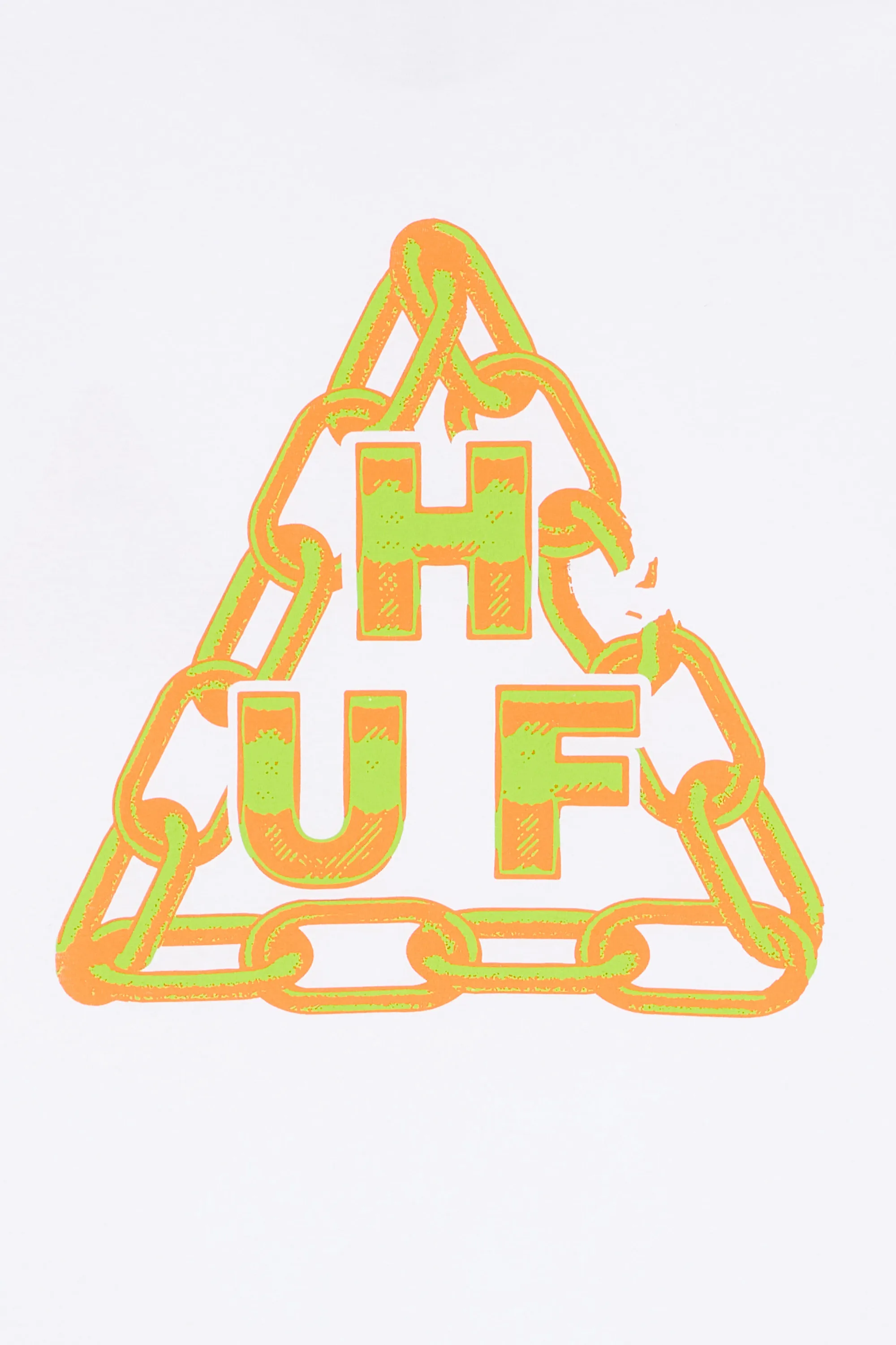 HUF T-shirt  HARD LINKS Blanc