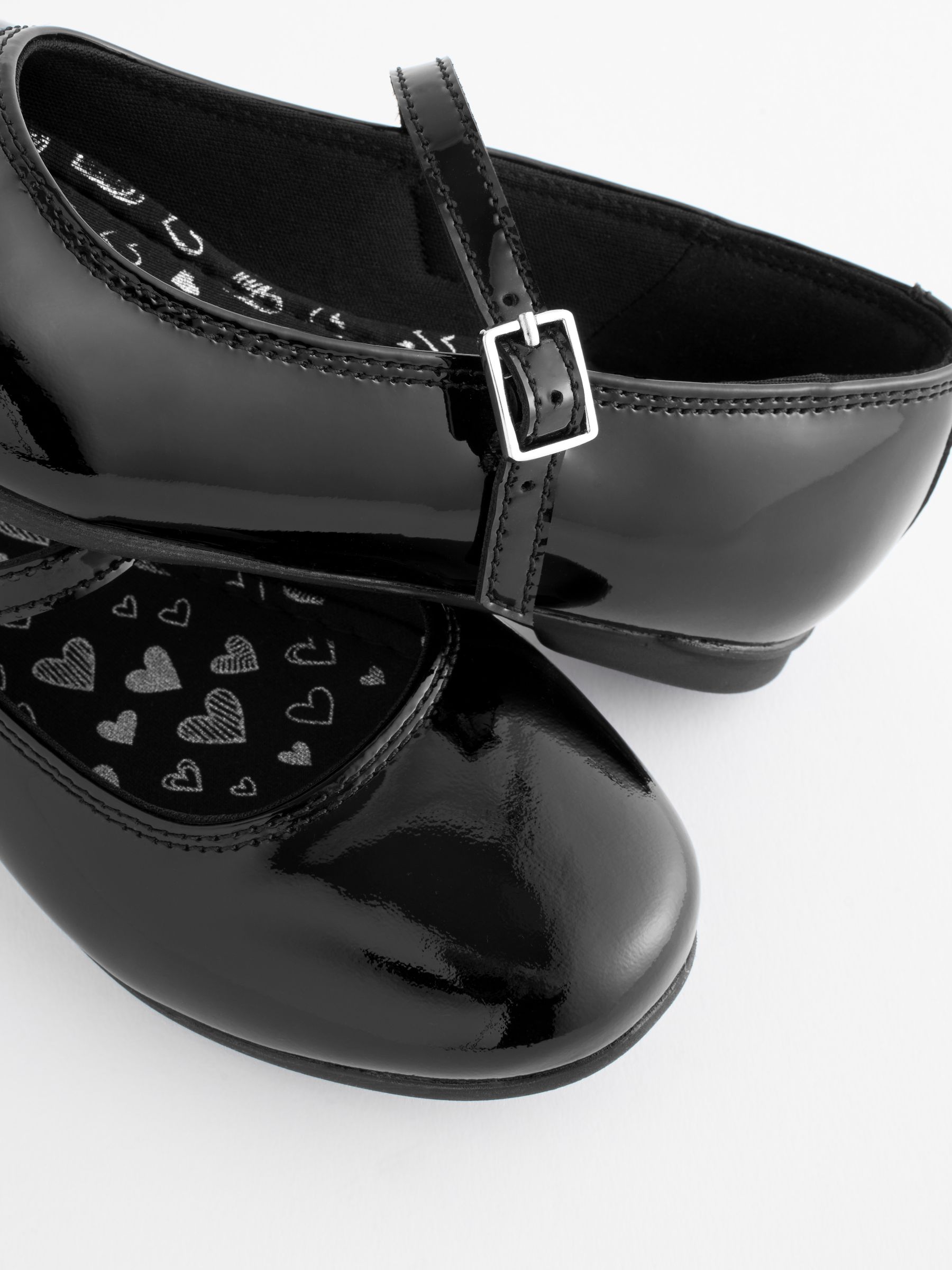 Zwart lak - Leren Mary Jane-schoolschoenen