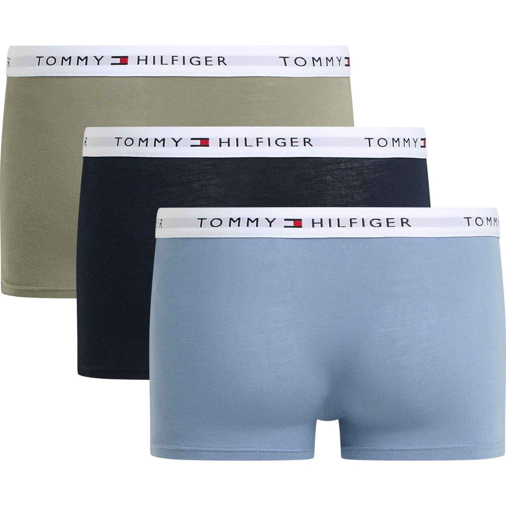 Køb Tommy Hilfiger Brisk Blue / Utility Sage / Des Sky 3P Trunk