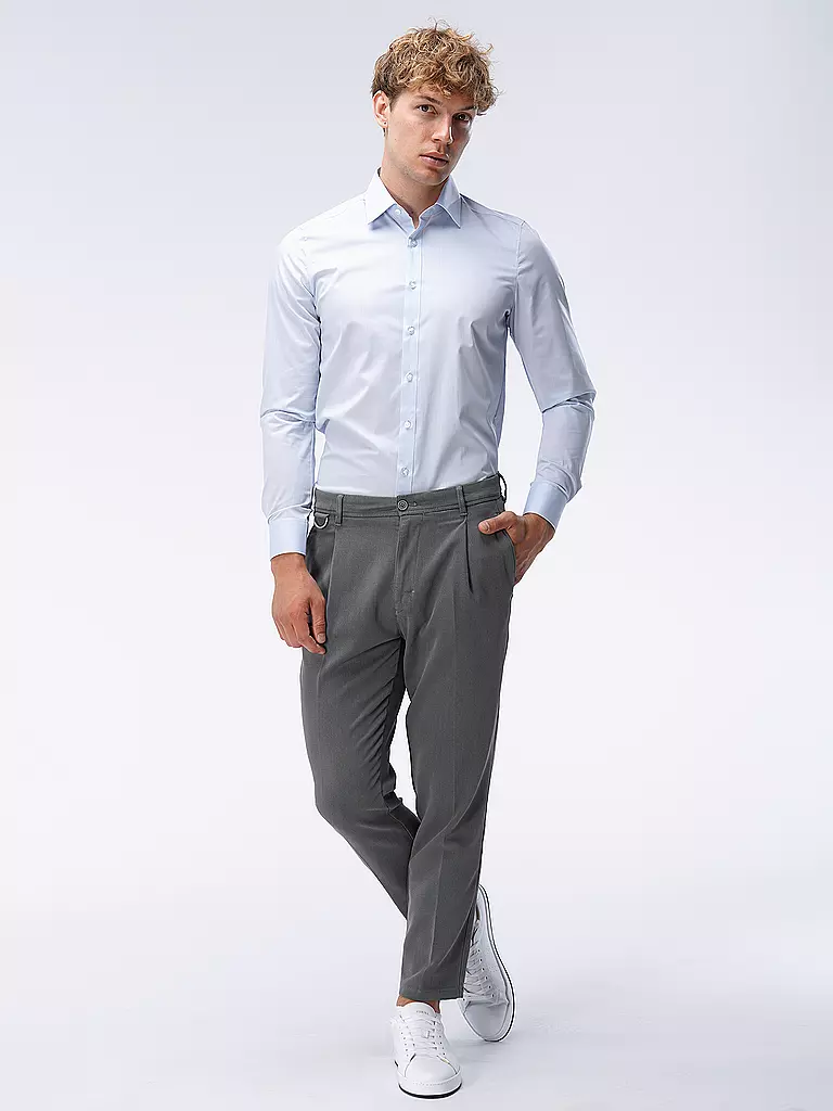 OLYMP LEVEL FIVE Hemd Body Fit blau