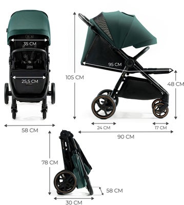 Kinderkraft MITZY Trille, Jade Green
