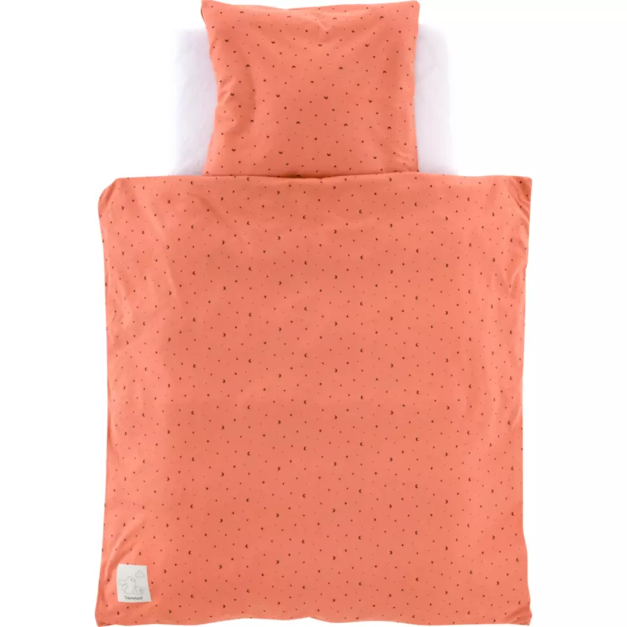 Träumeland Jerseybettwäsche Moon rost 80 x 80 cm