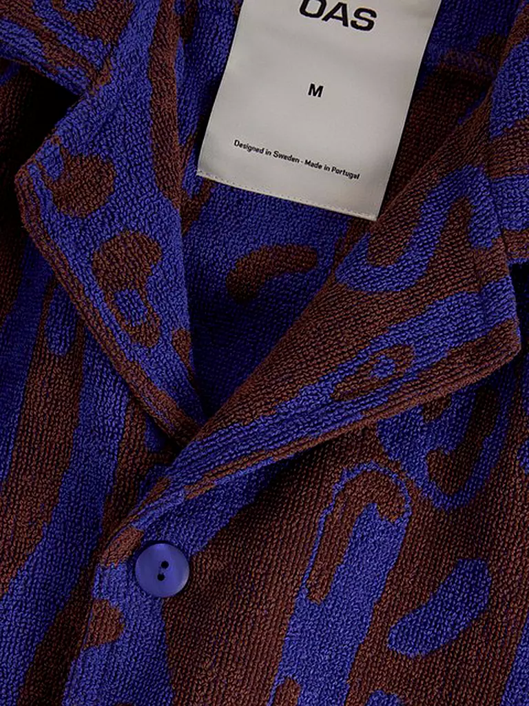 OAS Frottee Poloshirt braun