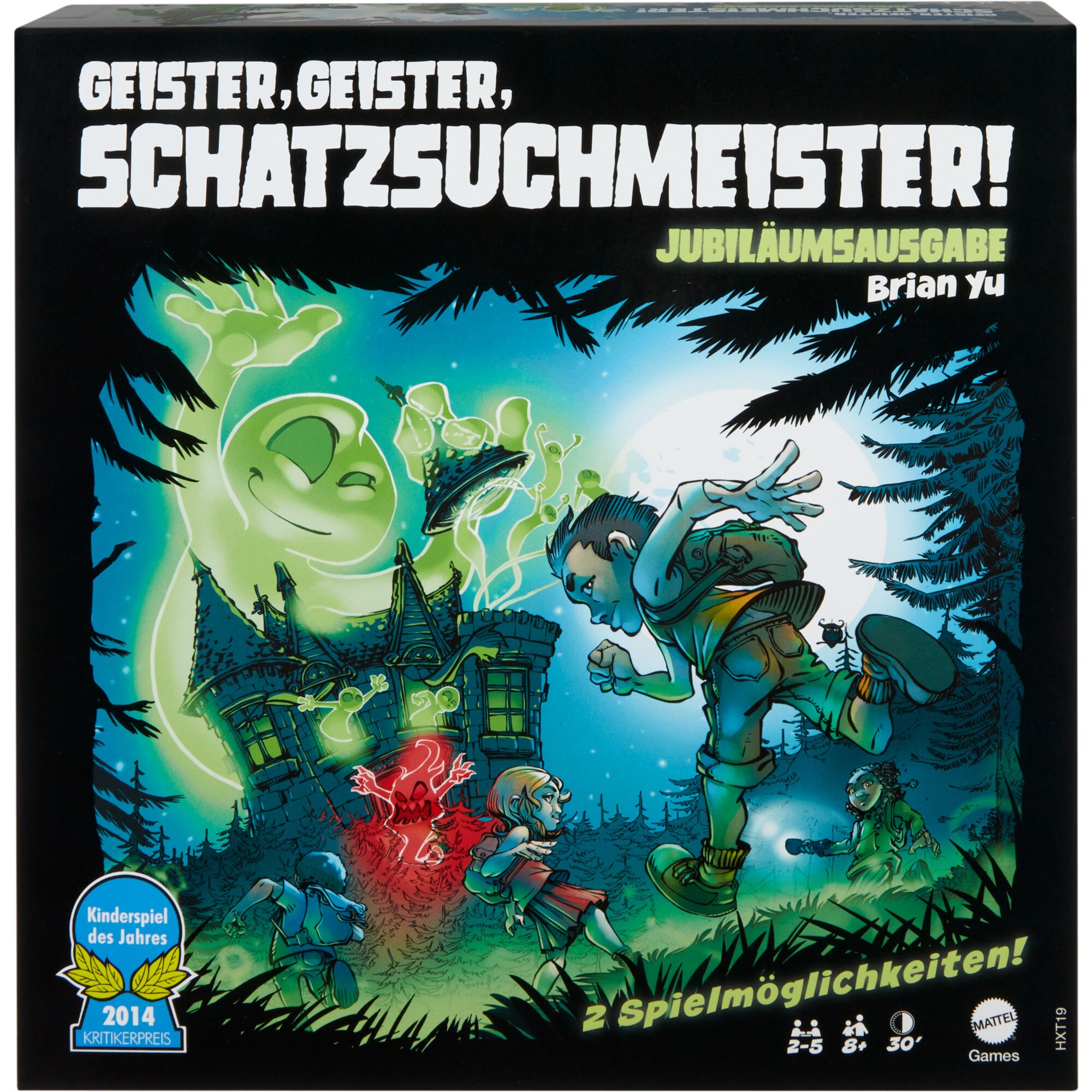 Mattel Brettspiel Geister, Geister, Schatzsuchmeister (Jubiläumsausgabe)