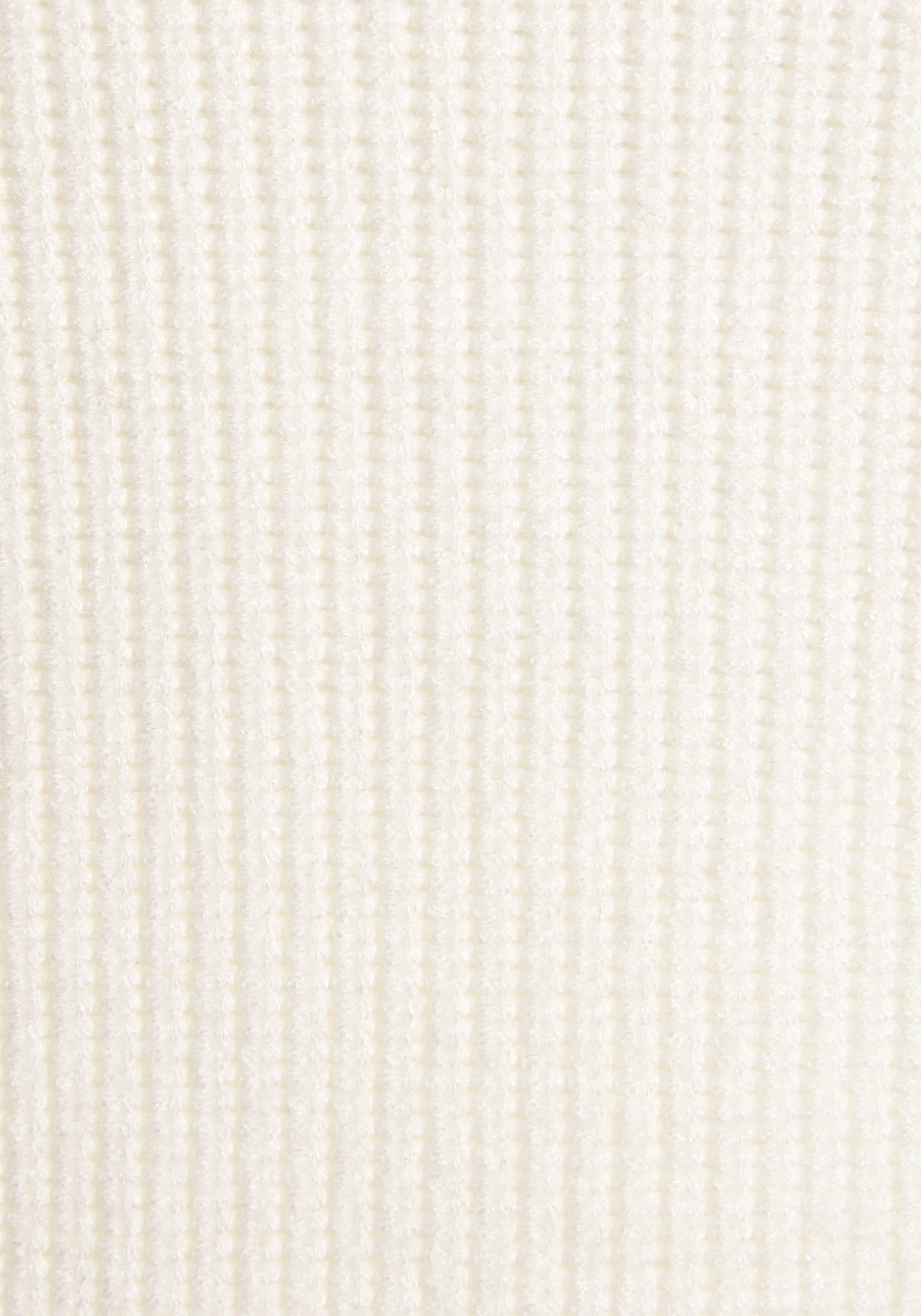 LASCANA Stehkragenpullover , mit Herzchendetails, lockerer Strickpullover