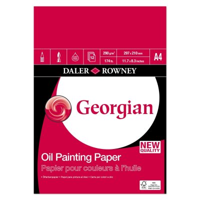Daler Rowney A4 Georgian Oil Pad: 290 GSM