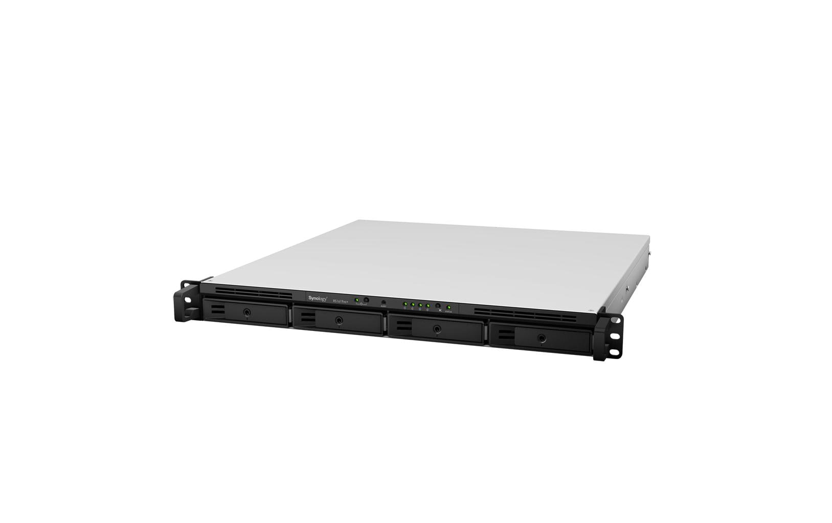 NAS RackStation RS1619xs+ 4-bay<br>Leistungsstarkes, skalierbares 1HE-Rackmount-NAS