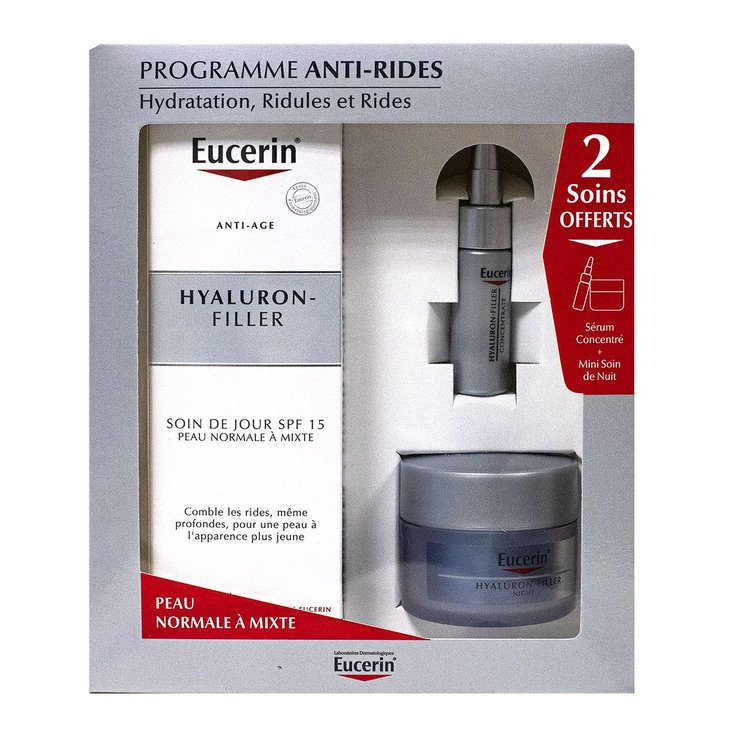 Coffret programme anti-rides peau normale 2 soins offerts