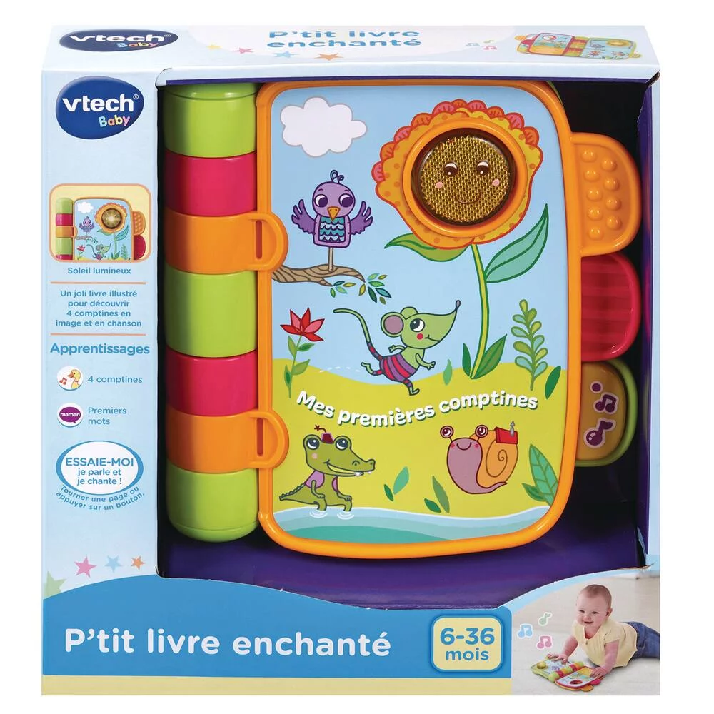 P'TIT LIVRE ENCHANTÉ - MES PREMIÈRES COMPTINES