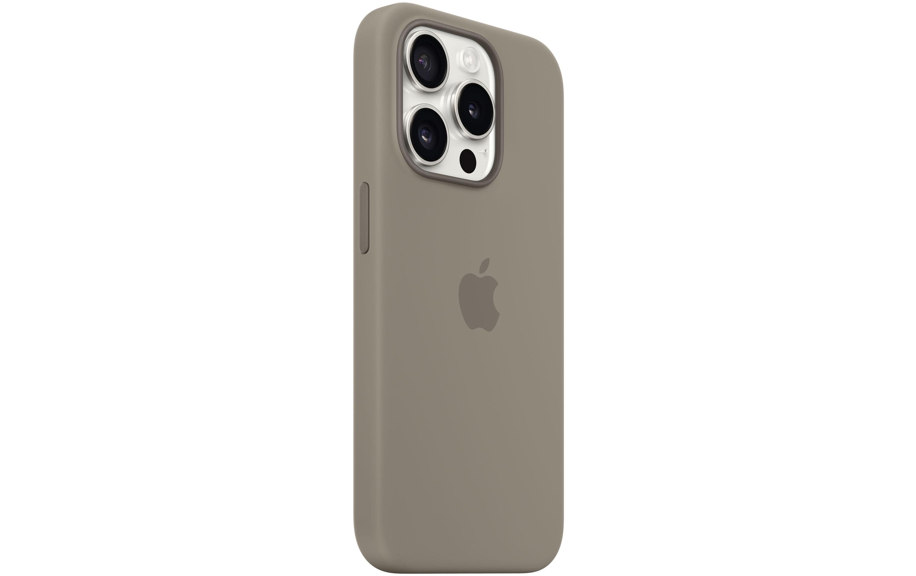 Silicone Case mit MagSafe iPhone 15 ProSilikon-Backcover mit «MagSafe» für das Apple iPhone 15 Pro