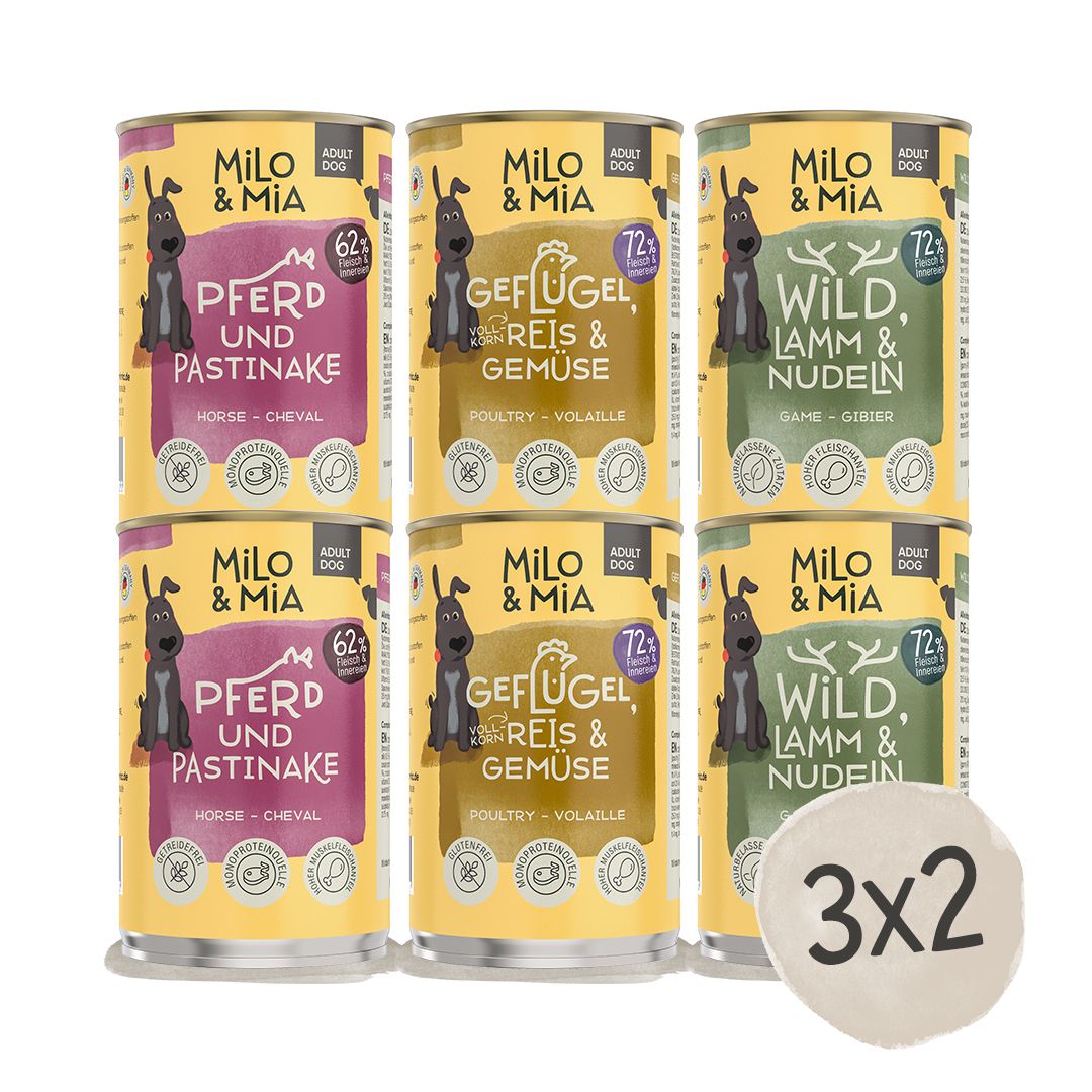 Milo & Mia - Adult Dog - Probierpaket