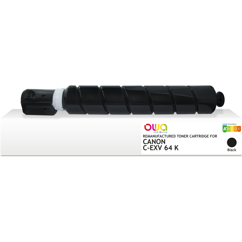Toner remanufacturé OWA - standard - Noir - pour CANON C-EXV 64