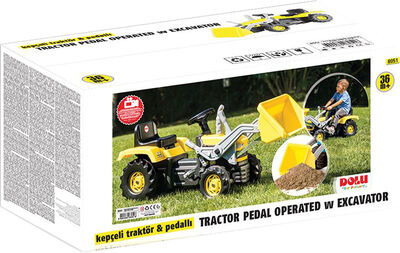 DOLU Tråbil Traktor, Gul
