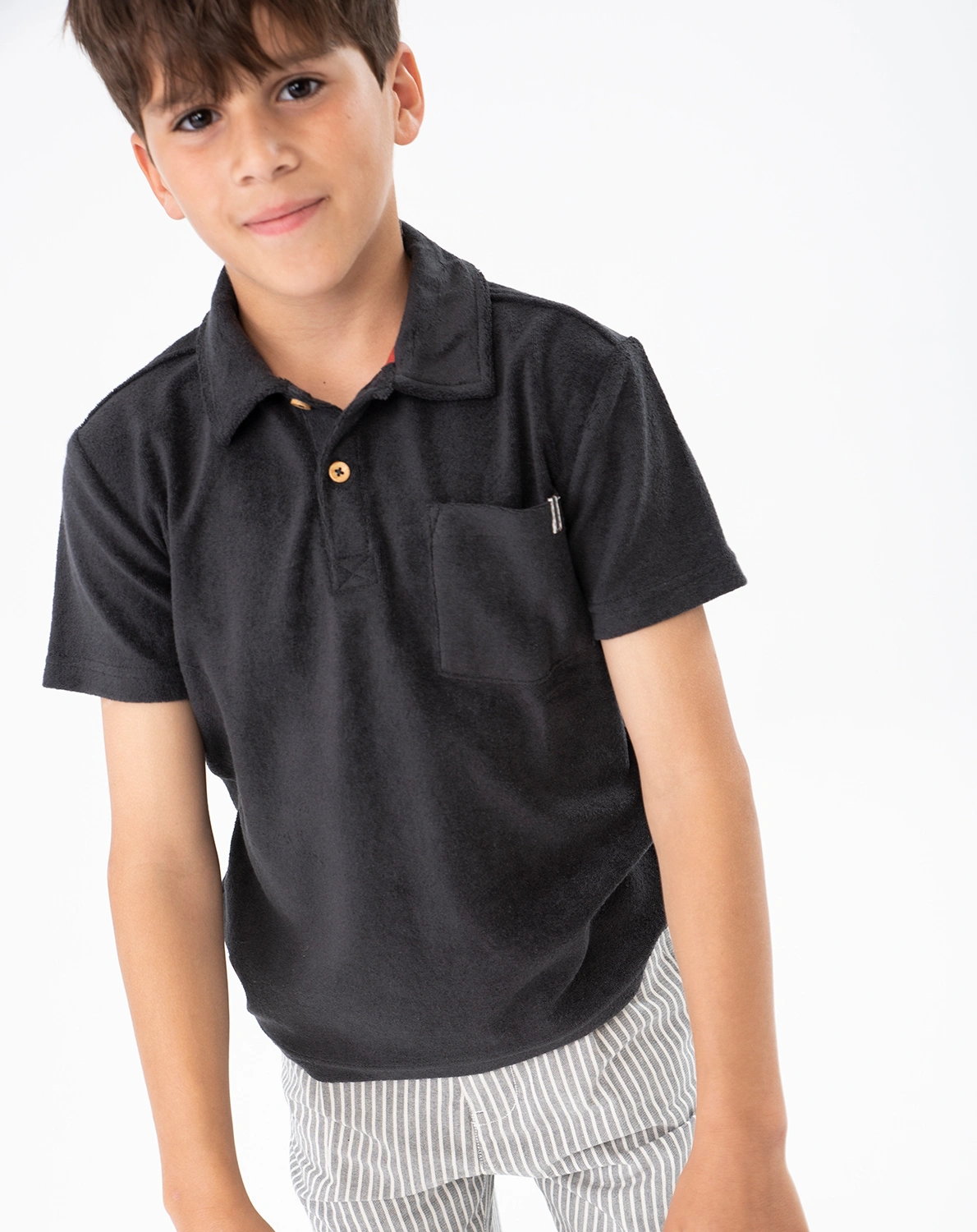Poloshirt YOUNG MAN in anthrazit