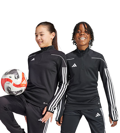 adidas Performance Bluse - Tiro 23 Liga - Schwarz/Weiß m. Reißve