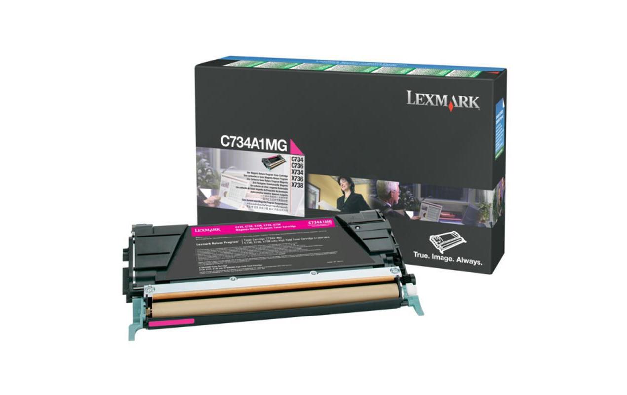 Toner C734A1MG Magenta<br>Rückgabe-Tonerkassette, magenta