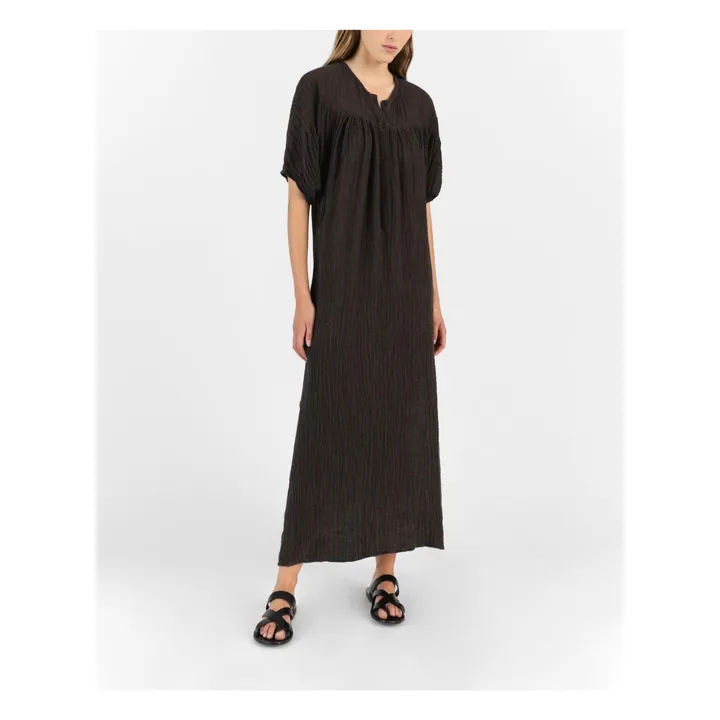 Masscob Robe Agra Lin | Noir