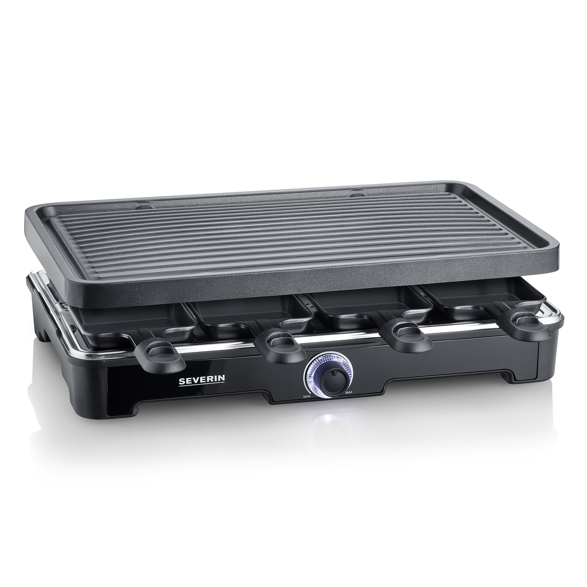 SEVERIN Raclette RG 9670 - schwarz - 1400 Watt
