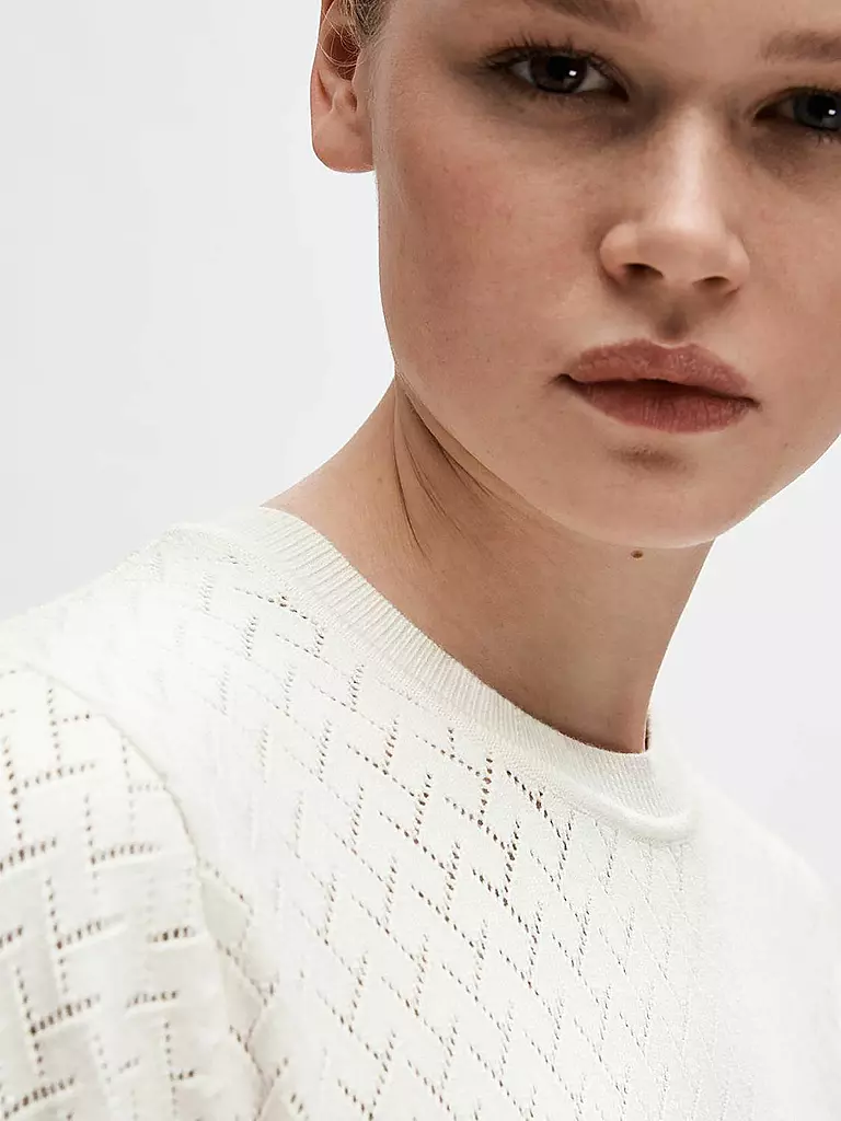 SELECTED FEMME Midikleid  creme