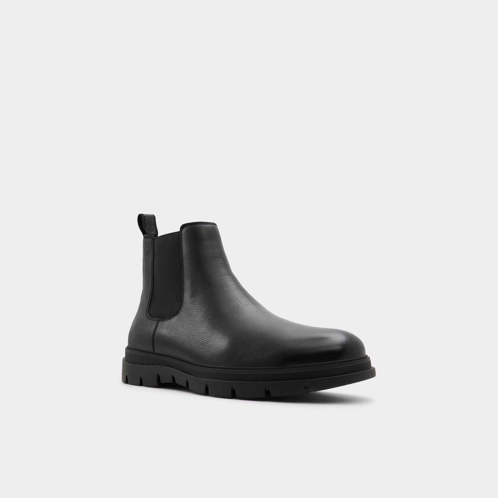 Weannon Black Leather Smooth Men Chelsea boots