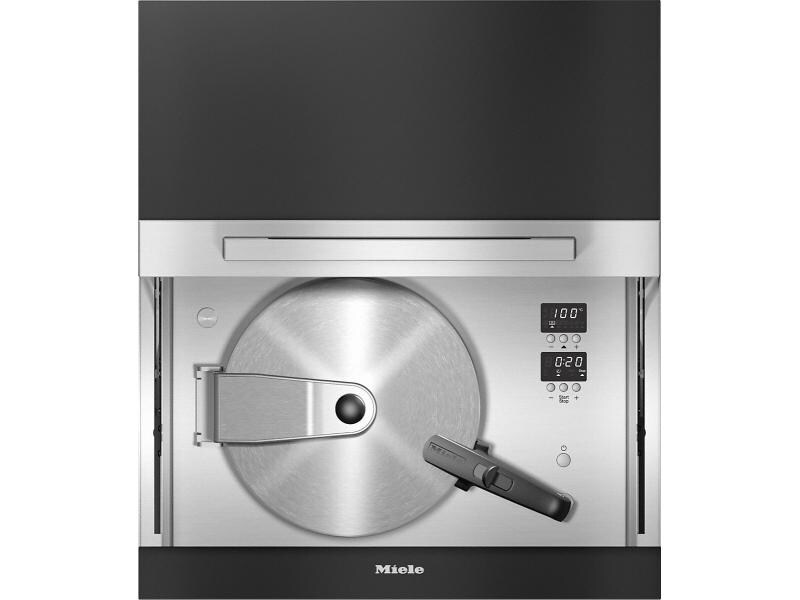Miele Einbausteamer DGD 7635 Edelstahl/Schwarz Dampfgarer