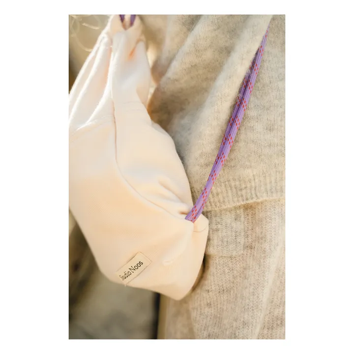 Studio Noos Sac de gym en jersey | Blanc/Écru