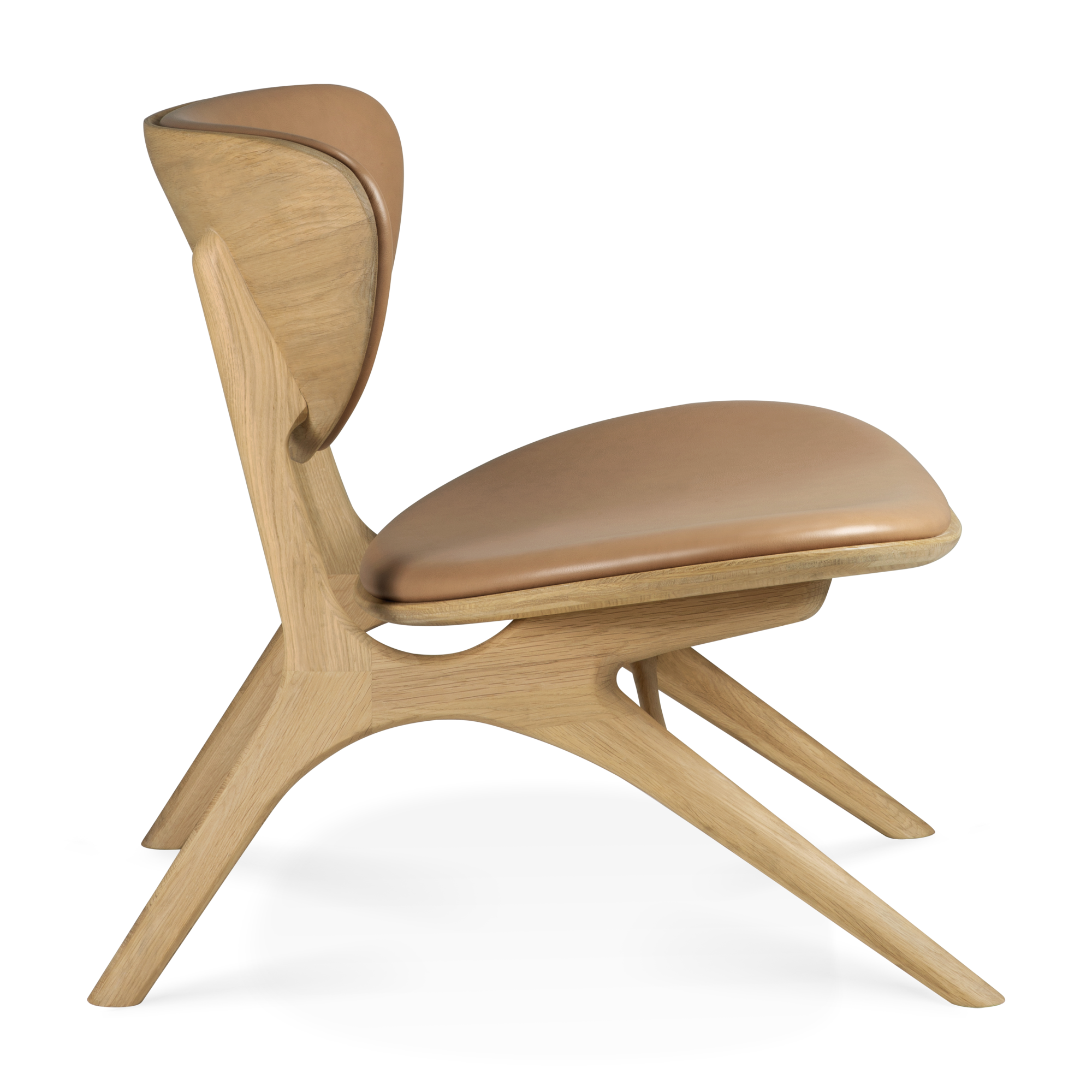 Eye loungestoel sienna leer