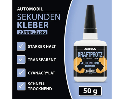 ARKA Kraftprotz Super Glue Automotive Dun 50 g