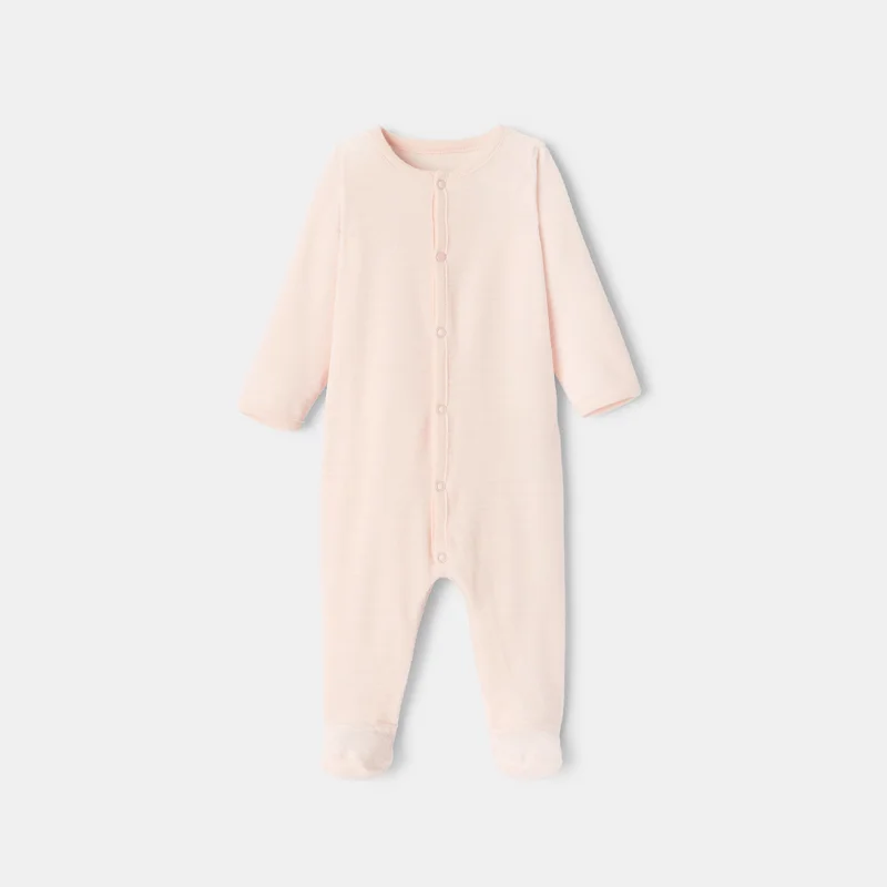 Pyjama en velours côtelé rose naissance Absorba Rose