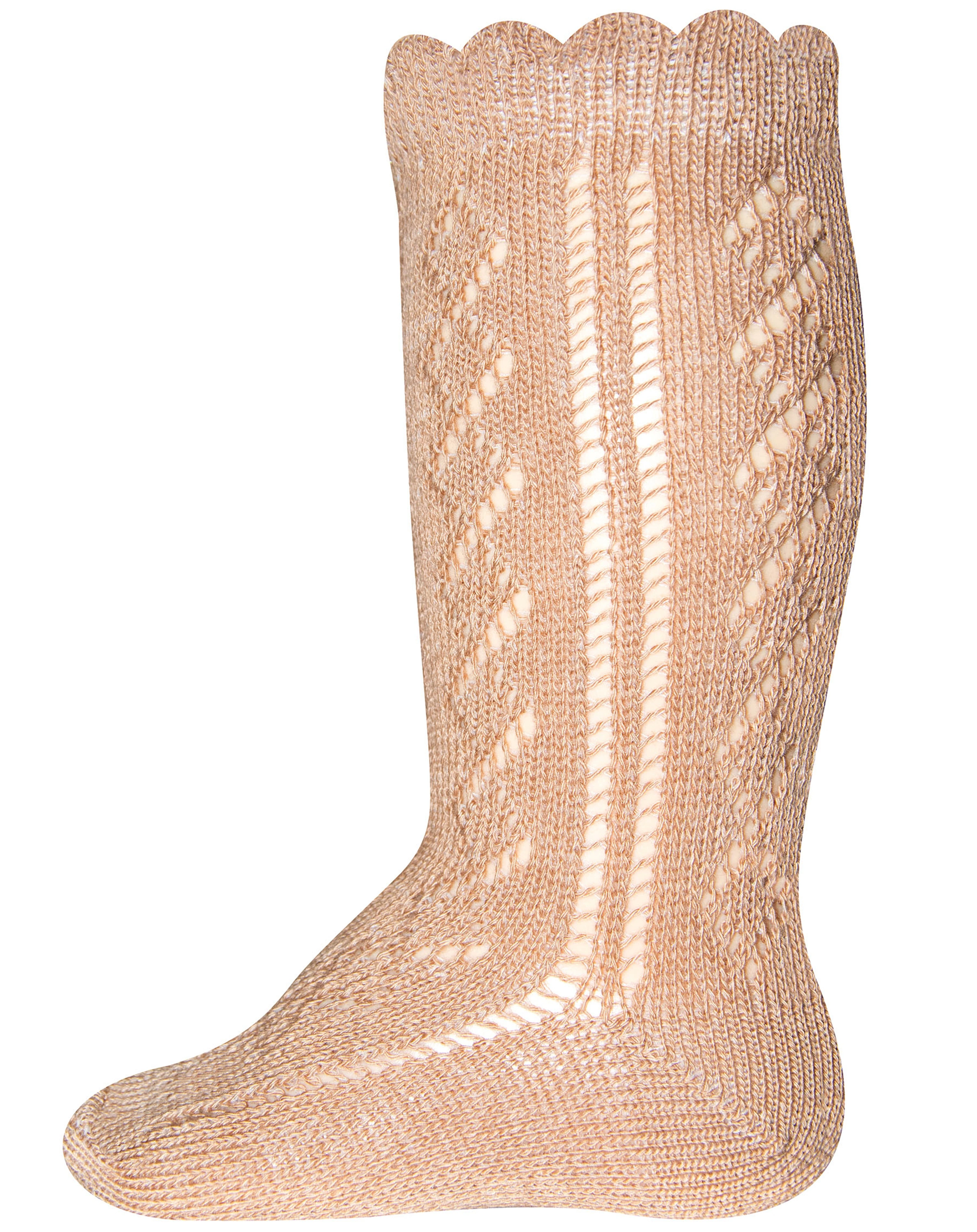Kniestrumpf TRAFORATO 2er Pack in dusty rose/brick