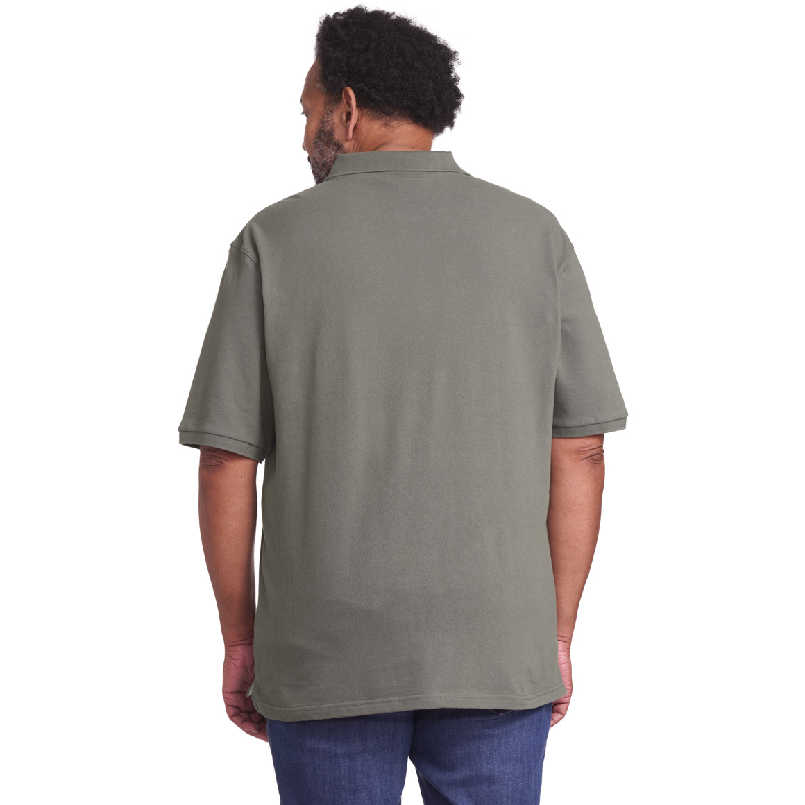 VanVaan Herren Poloshirt in Piqué-Qualität oliv