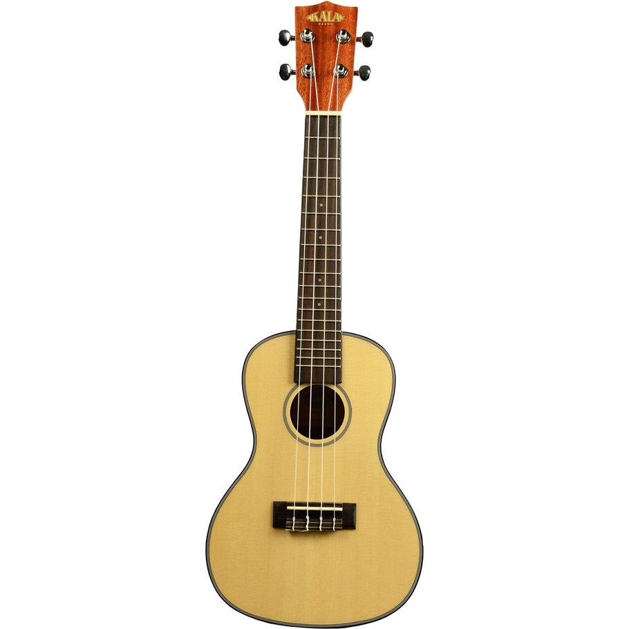 Kala KA-SCG Solid Spruce Mahogany Concert Ukelele met tas