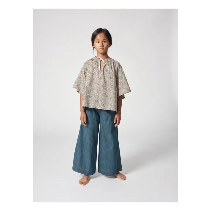 Tangerine Blouse Fleurie | Vert kaki