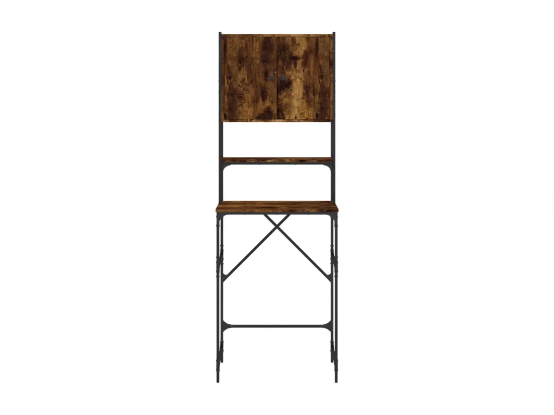 Armoire de machine à laver chêne fumé 68x48,5x194 cm