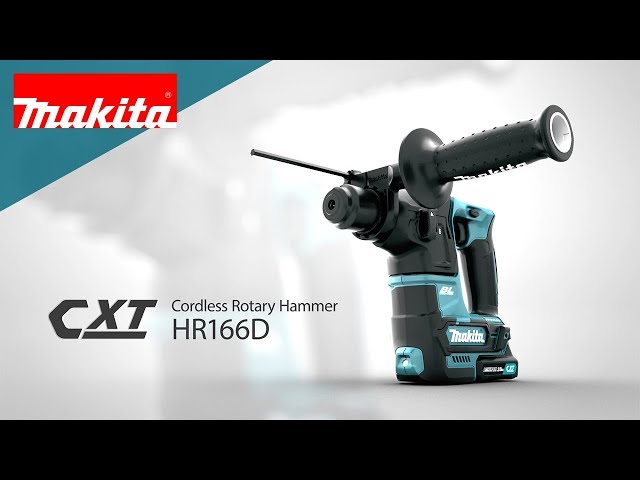 Makita HR166DZJ 10.8V Li-Ion Accu SDS-plus boorhamer body in Mbox - 1,1J - Koolborstelloos