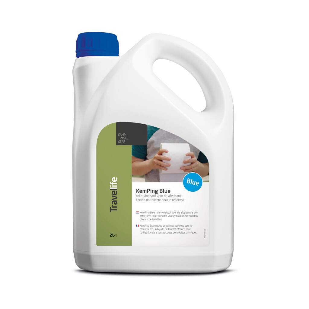 Travellife KemPing Blue 2 liter toiletvloeistof - set van 2