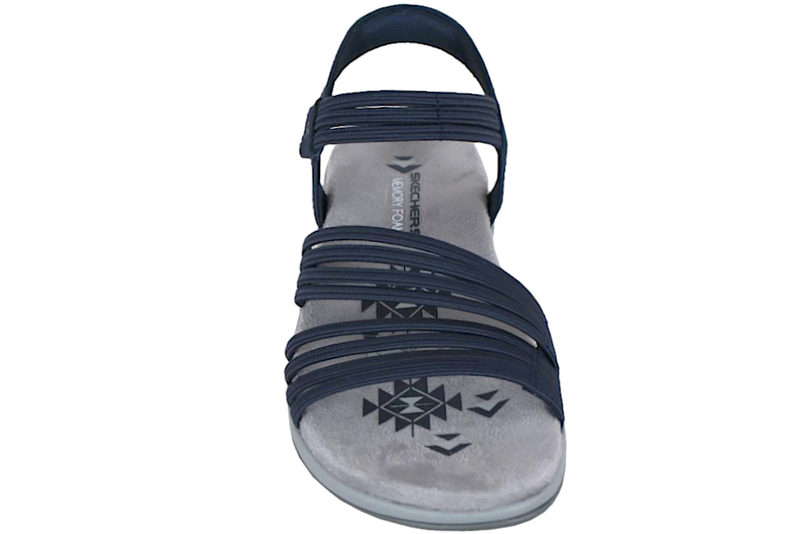 SKECHERS RAGGAE SLIM COFFEE RUN NAVY BLUE SANDAL